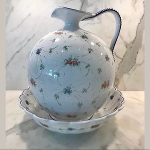COTTURA HANDMADE PAINTED WATER PITCHER (NO BOWL)